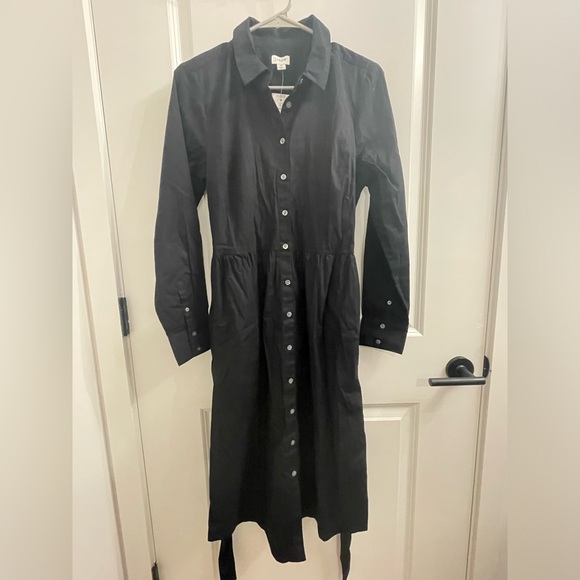 J. Crew Classic Black long dress - Picture 1 of 3